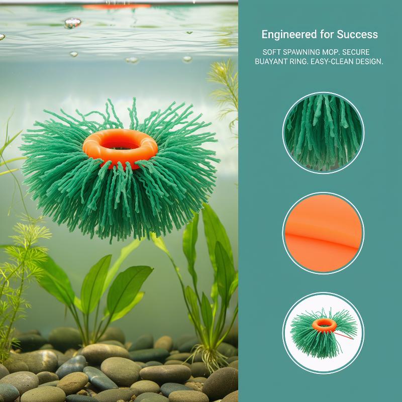 Fish Aquarium Home - เครื่องเก็บไข่ปลาพร้อมแผ่นเพาะพันธุ์ 10 ชิ้น สำหรับการเพาะพันธุ์ปลาในบ้าน