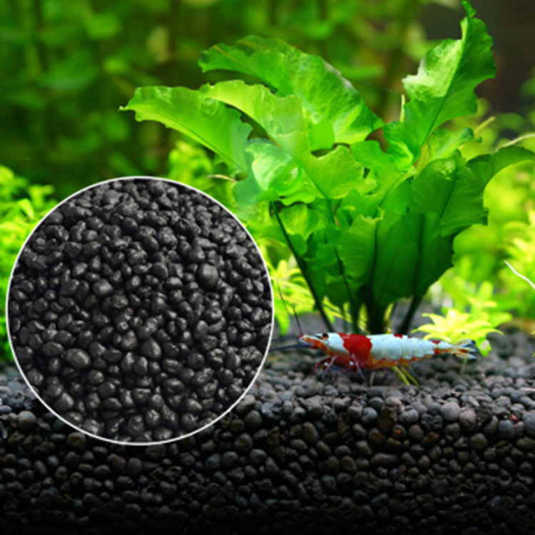 Fish Tank Gravel - พิพิธภัณฑ์สัตว์น้ำเมล็ดพืชดิน Fishtank พื้นผิวทรายดินปุ๋ยโคลนสำหรับปลาถังพืช Care น้ำจืด Aquarium