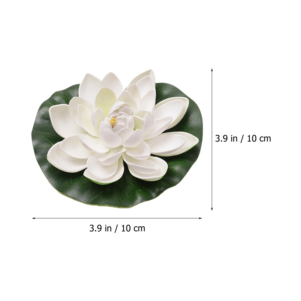 8 ชิ้น ดอกบัวจำลองลอยน้ำ ต้นไม - Aquarium Decor บทวิจารณ์และราคา