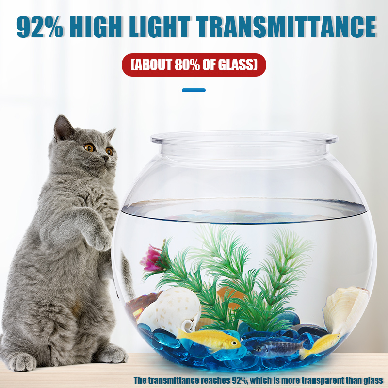 ชามปลาพลาสติก L M S ขนาดเดสก์ท - Betta Fish Tank บทวิจารณ์และราคา
