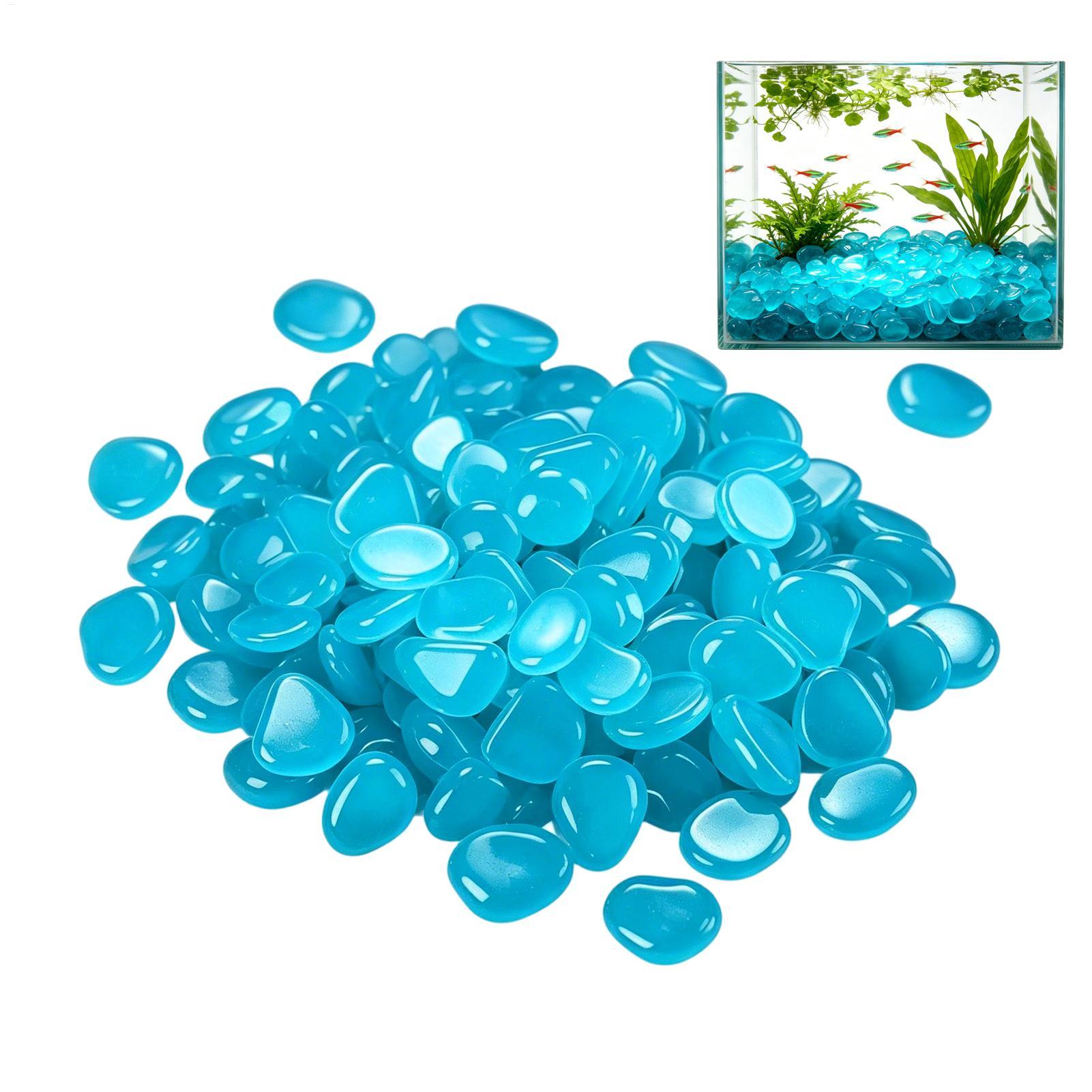 หินเรซิ่นเรืองแสง 300 ชิ้น สำห - Fish Tank Gravel บทวิจารณ์และราคา