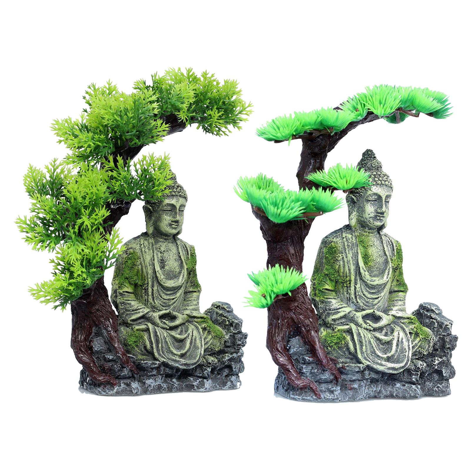 รูปปั้นพระพุทธรูป ของตกแต่งตู้ - Aquarium Decor บทวิจารณ์และราคา