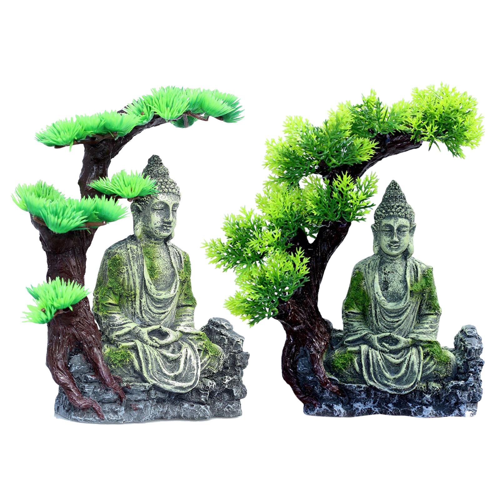 รูปปั้นพระพุทธรูป ของตกแต่งตู้ - Aquarium Decor บทวิจารณ์และราคา