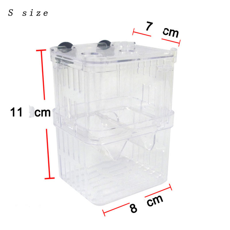 นกยูงปลา Breeding กล่องแยก Fis - Betta Fish Tank บทวิจารณ์และราคา